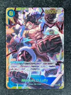 2025 One Piece MONKEY.D. LUFFY #OP11-118 A Fist of Divine Speed SEC English (B) - Image 1