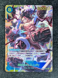 2025 One Piece MONKEY.D. LUFFY #OP11-118 A Fist of Divine Speed SEC English (A) - Image 1