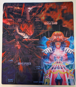 Official One Piece Playmat Luffy & Black B & Shanks & Buggy 2 Player Tournament - Image 1