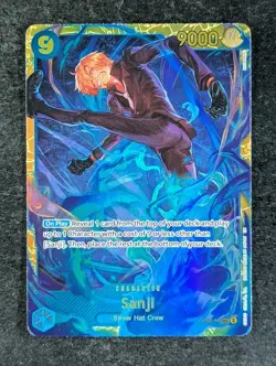 2024 One Piece SANJI #OP06-119 Wings of the Captain Secret Rare English - Image 1