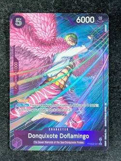 2025 One Piece DONQUIXOTE DOFLAMINGO #PRB02-011 The Best Vol.2 Rare English - Image 1
