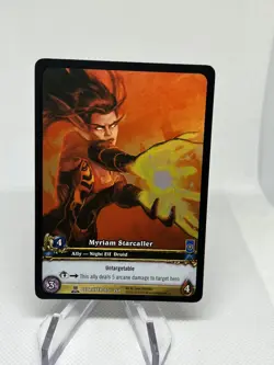 Myriam Starcaller - EA - FOIL - Servants of the Betrayer - World of Warcraft TCG - Image 1