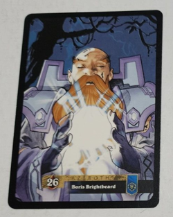World Of Warcraft TCG Boris Brightbeard 1 Heroes Of Azeroth 1/361 Uncommon LP - Image 2