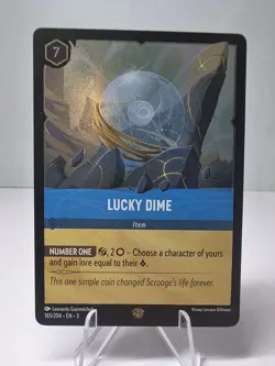 Lucky Dime - 165/204 - Legendary - Cold Foil NM-Mint Disney Lorcana: Into the - Image 1