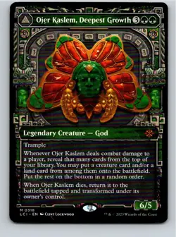 Magic the Gathering Showcase Ojer Kaslem, Deepest Growth Lost Caverns of Ixalan - Image 1