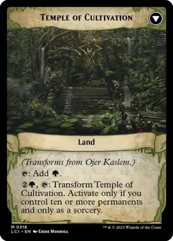 MTG Ojer Kaslem, Deepest Growth (Showcase) The Lost Caverns of Ixalan - NM.. - Image 2