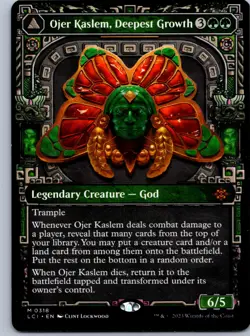 Ojer Kaslem, Deepest Growth (Showcase) M The Lost Caverns of Ixalan 318 NM - Image 1