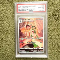 PSA 10 Gardevoir Incandescent Arcana 072/068 CHR S11a Pokemon Card Japanese A467 - Image 1