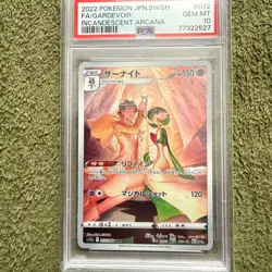 PSA 10 Gardevoir Incandescent Arcana 072/068 CHR S11a Pokemon Card Japanese A467 - Image 2