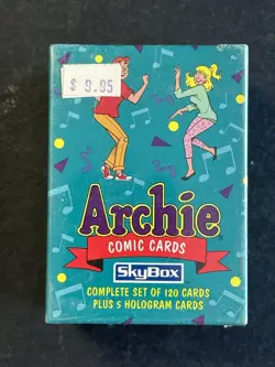 1993 Skybox Archie Comic Cards Complete Set 120 Plus 5 Hologram Cards Sealed - Image 1