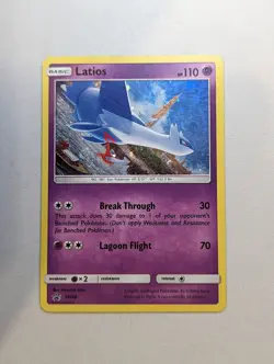 Pokemon Card Latios SM88 Sun And Moon Promo LP - Image 1