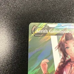 Aerith Gainsborough (Borderless) (Surge Foil) Final Fantasy Foil NM JY - Image 2