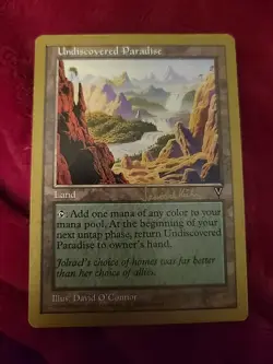 Undiscovered Paradise LP - 1998 Brian Selden (VIS) World Championship Decks MTG - Image 1