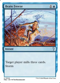 1x Brain Freeze - White Border Light Play MTG Magic - Kid Icarus - - Image 1