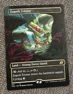 MTG Zagoth Triome Showcase Ikoria Lair of Behemoths #313 - Image 1