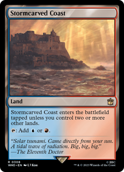 Stormcarved Coast #308 | Near Mint | Doctor Who Magic MTG - Image 1
