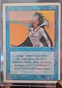 Drain Power Core Set 4th Edition MTG Regular Lightly Played - Image 3