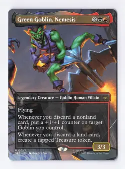 Green Goblin, Nemesis (Borderless) MTG Marvel's Spider-Man: Eternal-Legal (SPE) - Image 1