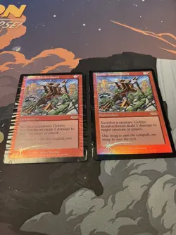1 FOIL Goblin Bombardment | MtG Magic FNM Promos 2 available HP - Image 1