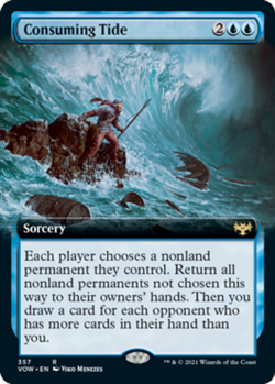 1 x Consuming Tide - Extended Art - Innistrad: Crimson Vow - NM-Mint - MTG - Image 1
