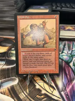 Orcish Spy (Camp) Fallen Empires Regular Miscut Error/ Offcenter Lp - Image 1