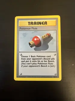 Pokemon Flute 86/102 NM Base Set - Image 1