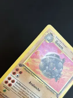 Pokemon TCG Golem 36/62 Base Set 1st Edition MP/HP - Image 4