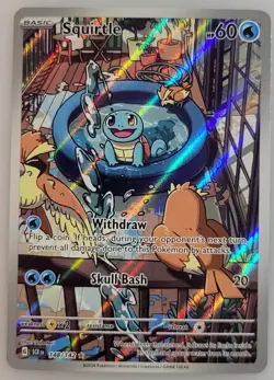 Squirtle 148/142 Sv07: Pokemon Stellar Crown Holo NM - Image 1