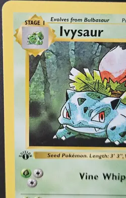 Pokemon Ivysaur 60 HP Uncommon 1st Edition Base Set Shadowless 30/102 Wizards - Image 5