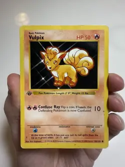 Pokemon TCG Vulpix 1st Edition Base Set - Image 1