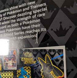 Crown Zenith Pokemon Center Elite Trainer Box Plus ETB - small rips in plastic - Image 4