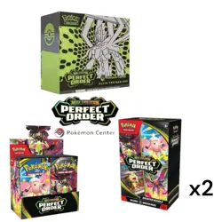 Pokemon Center Perfect Order ETB/BoosterBox/Booster Bundle x2 *Confirmed Order* - Image 1