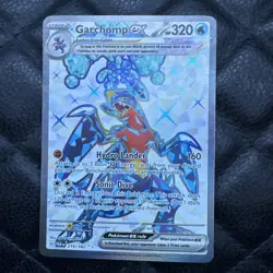Pokemon Garchomp EX Holo Ultra Rare TCG Card Paradox Rift 219/182 - Image 1