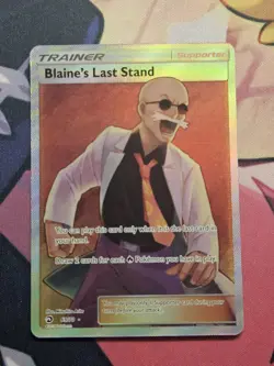 Pokemon TCG Blaine's Last Stand 69/70 Dragon Majesty Full Art Ultra Rare Holo NM - Image 1