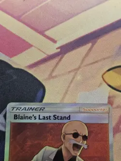 Pokemon TCG Blaine's Last Stand 69/70 Dragon Majesty Full Art Ultra Rare Holo NM - Image 3