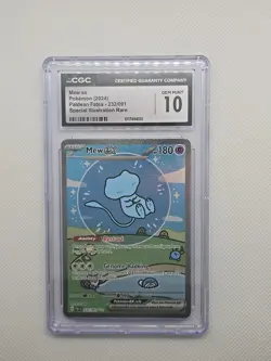 POKEMON CGC 10 Gem Mint 2024 SV Paldean Fates 232/091 SIR Bubble Mew - Image 1