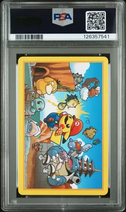 2016 POKEMON PLAYING CARDS MARIO PIKACHU 4 OF DIAMONDS PSA 10 - Image 2