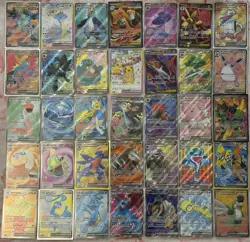 Pokemon TCG - Full Art Pokemon Lot of 123 Cards - All NM and Pack Fresh - Image 1