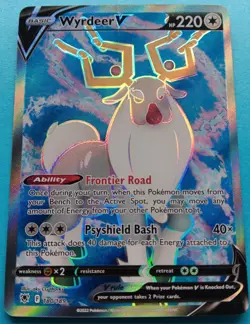 Pokemon - Wyrdeer V 180/189 - SWSH Astral Radiance - Full Art Textured - NM - Image 1