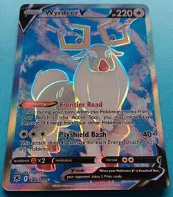 Pokemon - Wyrdeer V 180/189 - SWSH Astral Radiance - Full Art Textured - NM - Image 2