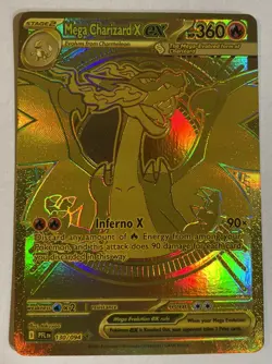 Pokemon Mega Charizard X EX Mega Hyper Rare Holo 130/094 Phantasmal Flames - Image 1