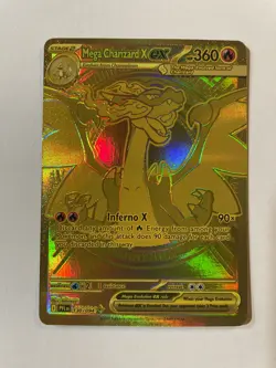 Pokemon Mega Charizard X EX Mega Hyper Rare Holo 130/094 Phantasmal Flames - Image 3