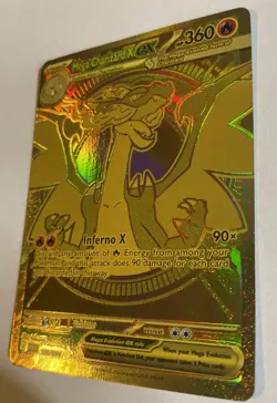 Pokemon Mega Charizard X EX Mega Hyper Rare Holo 130/094 Phantasmal Flames - Image 5