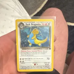 Pokemon TCG Dark Dragonite Team Rocket 5/82 Holo Rare 2000 Wizards 70 HP - Image 1