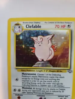 Clefable Jungle Set Holo Base Pokemon Card WOTC NM - Image 3