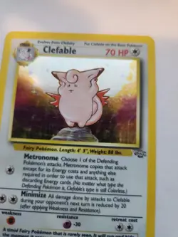 Clefable Jungle Set Holo Base Pokemon Card WOTC NM - Image 5