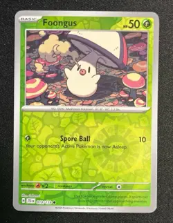 Foongus 010/159 Reverse Holo Journey Together Pokemon TCG - Image 1