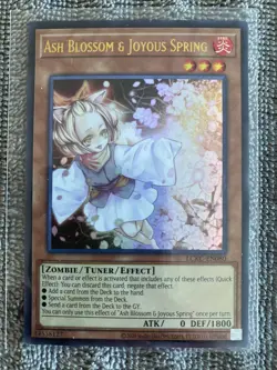 Ash Blossom & Joyous Spring LCKC-EN080 Ultra Rare Yugioh Unlimited Edition Mint - Image 1