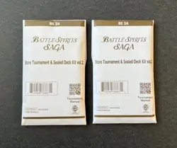 New! (2) Battle Spirits Saga Store Tournament & Sealed Deck Kit Vol 2 Bandai BSS - Image 1