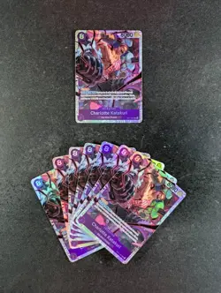 2025 One Piece CHARLOTTE KATAKURI #OP11-067 A Fist of Divine Speed SR ENG Lots - Image 1